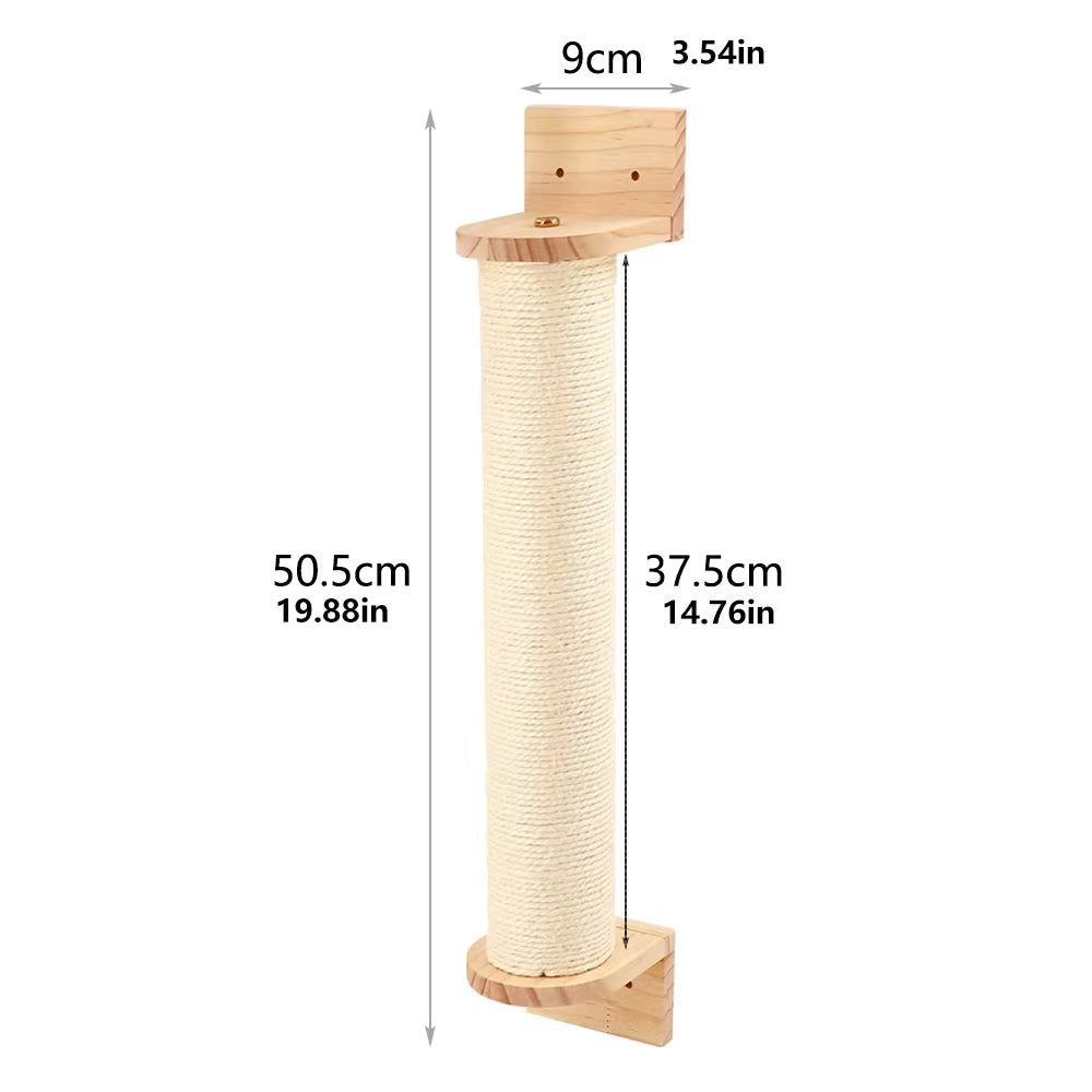 The "Ascend" 5-Piece Natural Pine Wall Suite – Modular Climbing Ladder & Hideaway