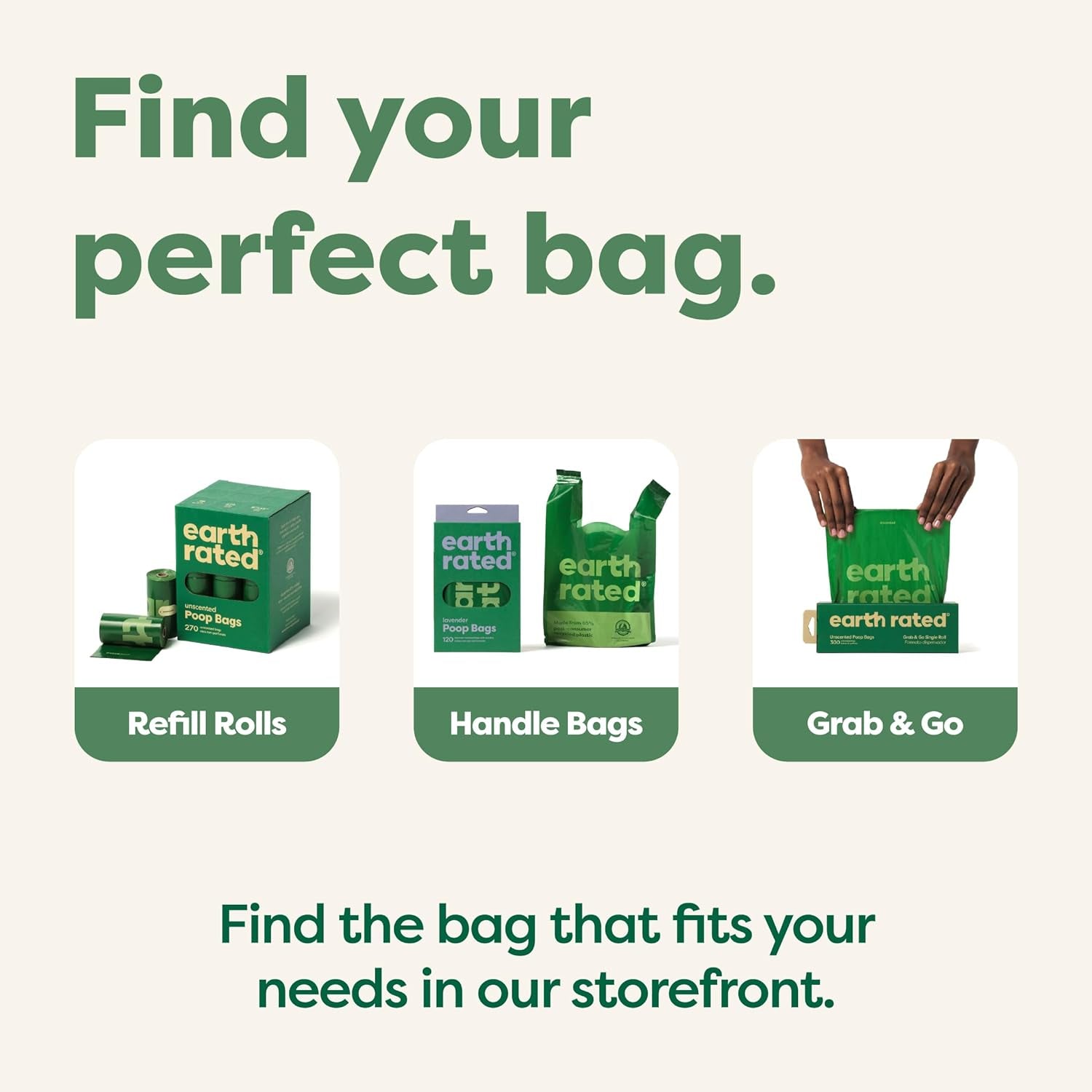 Dog Poo Bags, Guaranteed Leak Proof and Extra Thick Waste Bag Refill Rolls for Dogs, Lavender Scented, 270 Count