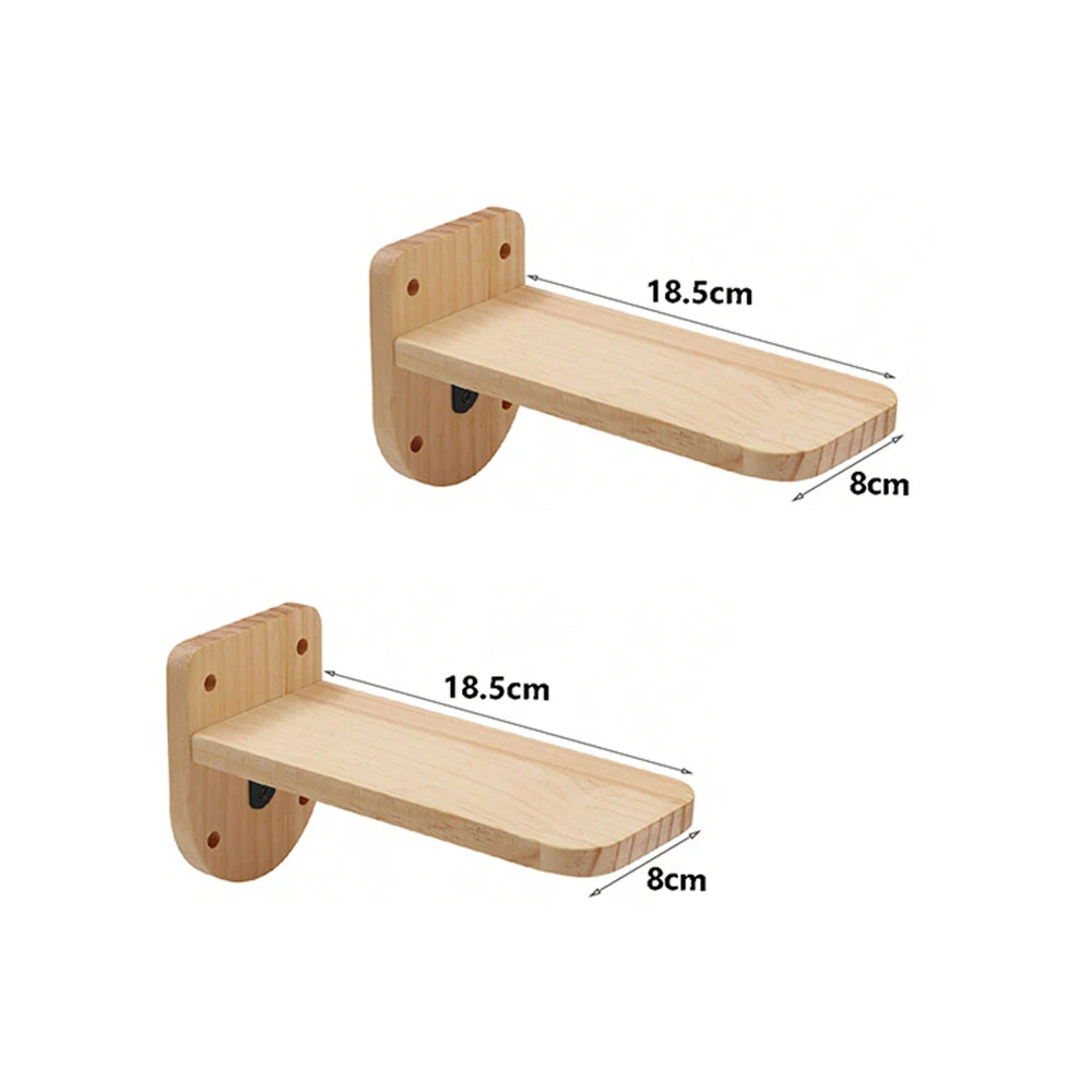 The "Ascend" 5-Piece Natural Pine Wall Suite – Modular Climbing Ladder & Hideaway