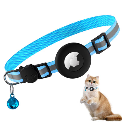 Cover for Apple Airtag Cat Collar Holder Silicone Strap Air Tag Anti-Lost Protective Cases for Cat Dog Pet Collar Harness Loop