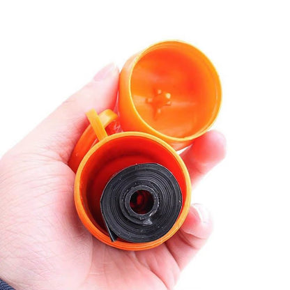 8*4Cm Clean-Up Bag Dispenser Bone Shape Outdoor Waste Bag Box with Plastic Clamp Poop Connection Holder Carrier for Walking Dog