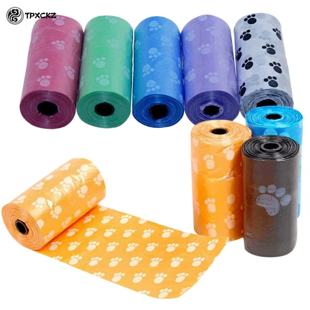 5 Rolls Dog Poop Bag for Dog Pets Waste Garbage Bags Carrier Biodegradable Clean-Up Bagwaste Pick up Clean Bag for Dog