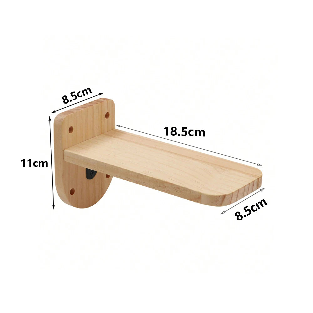 The "Ascend" 5-Piece Natural Pine Wall Suite – Modular Climbing Ladder & Hideaway