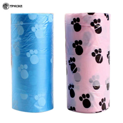 5 Rolls Dog Poop Bag for Dog Pets Waste Garbage Bags Carrier Biodegradable Clean-Up Bagwaste Pick up Clean Bag for Dog