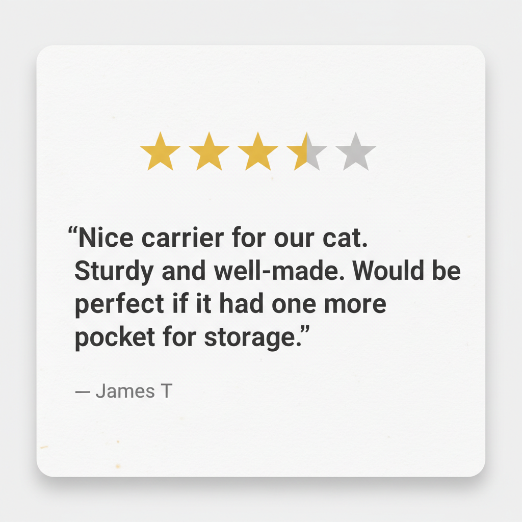 Customer Review - James T.